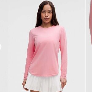Lululemon Athletica Love Long Sleeve Top in Pink Tide